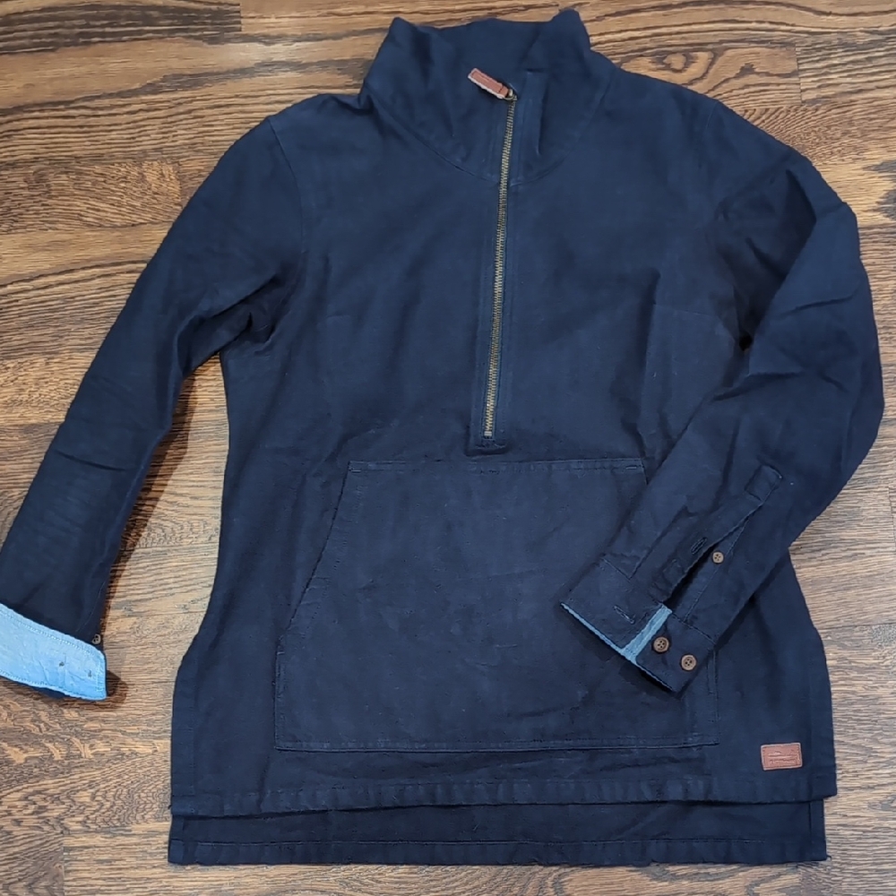 L.L Bean Chamois Half Zip Pullover